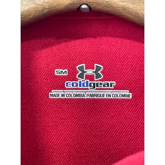 Under Armour ColdGear Pullover Size Small Quarter Zip Long Sleeve Athleisure - Picture 3 of 7
